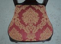 L65745: Set of 8 STICKLEY Damask Upholstered Mahog