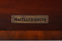 65724: MAITLAND SMITH Mahogany 2 Tier Eterge Stand