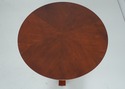 L64036: ETHAN ALLEN Neoclassical Round Pedestal Ta