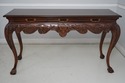 46760: LINCOLN GERARD Mahogany Ball & Claw Console