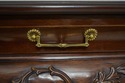 46760: LINCOLN GERARD Mahogany Ball & Claw Console