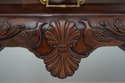 46760: LINCOLN GERARD Mahogany Ball & Claw Console