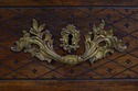 F66719: Antique French Carved Walnut Slant Front D