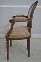 66751: Pair French Louis XVI Fauteuils Open Armcha