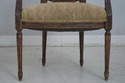 66751: Pair French Louis XVI Fauteuils Open Armcha