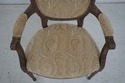 66751: Pair French Louis XVI Fauteuils Open Armcha