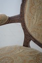66751: Pair French Louis XVI Fauteuils Open Armcha