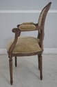 L66752: Pair French Louis XVI Upholstered Armchair