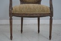 L66752: Pair French Louis XVI Upholstered Armchair
