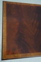 L66712: Chippendale Style Figural Banded Mahogany 