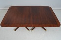 L66031: EJ VICTOR Banded Mahogany Dining Room Tabl