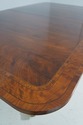 L66031: EJ VICTOR Banded Mahogany Dining Room Tabl