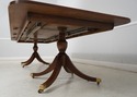 L66031: EJ VICTOR Banded Mahogany Dining Room Tabl