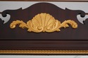 66711: Chippendale Mahogany Mirror w. Gold Trim