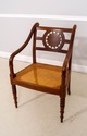 71301: Pair Of BAKER Attributed Mahogany Caned Sea