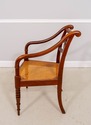71301: Pair Of BAKER Attributed Mahogany Caned Sea