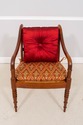 71301: Pair Of BAKER Attributed Mahogany Caned Sea