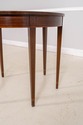 L70413: KITTINGER Mahogany Gate Leg Demilune Inlai