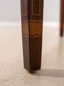 L70413: KITTINGER Mahogany Gate Leg Demilune Inlai