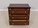 L70409: KARGES Louis XVI Mahogany Three-Drawer Acc