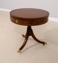 L71307: COUNCIL Mahogany One-Drawer Round Drum End
