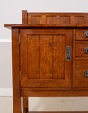  71308: STICKLEY Mission Oak Two-Tier Server Sideb