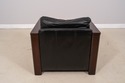  70194: STICKLEY Inlaid Leather Cherry Cube Lounge
