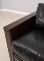  70194: STICKLEY Inlaid Leather Cherry Cube Lounge