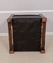  70194: STICKLEY Inlaid Leather Cherry Cube Lounge