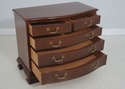 70940: BAKER 2 Over 3 Drawer Chippendale Mahogany 