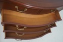 70940: BAKER 2 Over 3 Drawer Chippendale Mahogany 