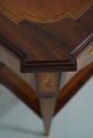 L71285: COLOMBO MOBILI Italian Inlaid 1 Drawer Nig