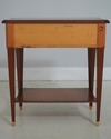 L71285: COLOMBO MOBILI Italian Inlaid 1 Drawer Nig