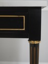 L46339: MAITLAND SMITH French Louis XVI Ebony Cons
