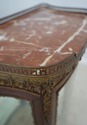 F62371EC: Antique French Louis XV Marble Top Curve