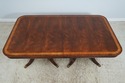 L62425EC: HENREDON Large Banded Mahogany Regency D