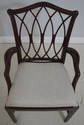 71270: THEODORE ALEXANDER Chippendale Mahogany Arm