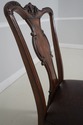 71271: Chippendale Style Mahogany Side Chair ~ NEW