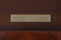 L71240: Pair THEODORE ALEXANDER 5005-392 Mahogany 