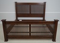 71309: STICKLEY Mission Oak King Size Spindle Bed