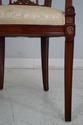 L66795: Set of 10 Neoclassical Mahogany & Gold Din