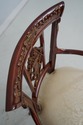 L66795: Set of 10 Neoclassical Mahogany & Gold Din