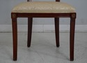 L66795: Set of 10 Neoclassical Mahogany & Gold Din