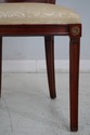 L66795: Set of 10 Neoclassical Mahogany & Gold Din