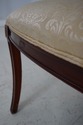 L66795: Set of 10 Neoclassical Mahogany & Gold Din