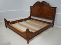 66331: KARGES King Size French Louis XV Walnut Bed