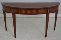 66779: ETHAN ALLEN Inlaid Mahogany Figural Console