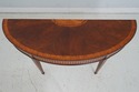 66779: ETHAN ALLEN Inlaid Mahogany Figural Console