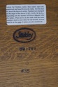 66088: STICKLEY Mission Oak Drawleaf End Dining Ro