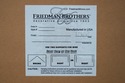 45810EC: FRIEDMAN BROTHERS Model #7284 Silver Mirr